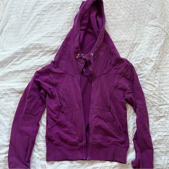 lululemon athletica Jackets & Blazers - Lululemon Vintage Scuba Full Zip Hoodie - Purple